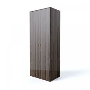 Шкаф 2-х дверный Римини (Орех империя/Золото) РМШ2/2