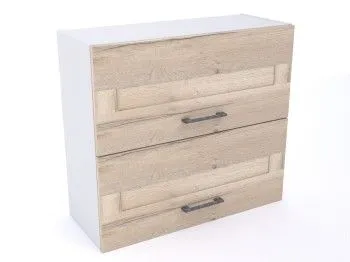 Шкаф Ш-80г, Дублин (800*320*720) Дуб галифакс белый, 21648