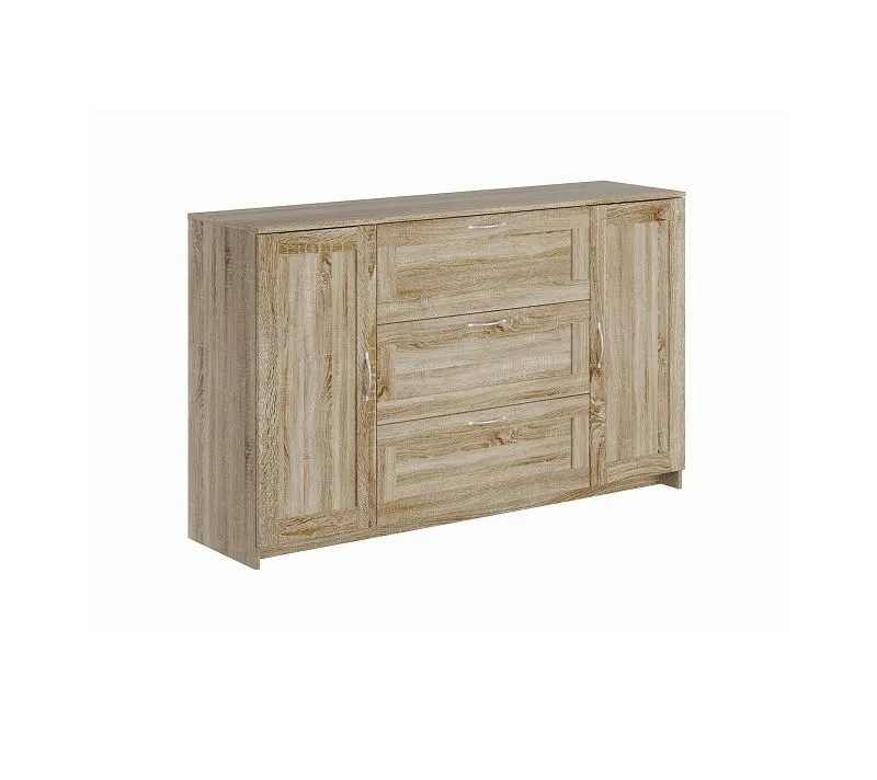 БРИМНЭС / СИРИУС тумба ИКЕА / IKEA 2 двери и 3 ящика 156х95 сонома | изображение 3