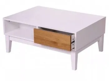 Стол Квадро (молочный дуб/светлый дуб)