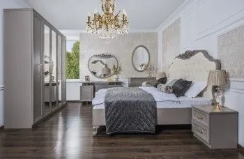 Спальня Мокко 4-ств серый камень