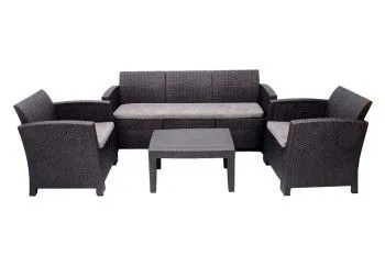 Комплект мебели Arizona Set Max, антрацит (на 5 персон)