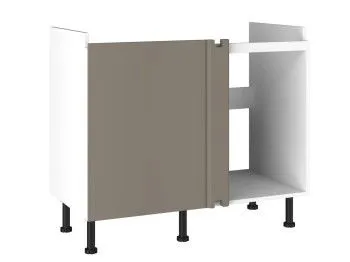 Стол под мойку угловой СМУ-110, Виста (1000*534*870) Мокко, 25504