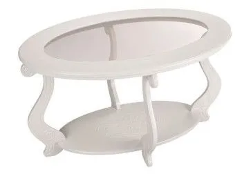 Стол журнальный Виват С (молочный дуб)