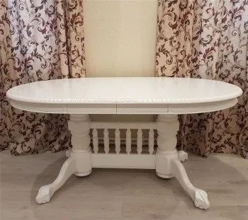 Стол АЗИЯ (Белый) 106х160х200х240