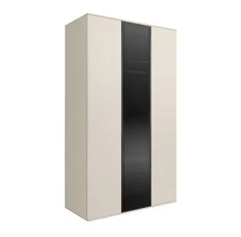 Шкаф 3-х дверный Bogemia Air (Слоновая кость/Черный) БМШ2/3(1)