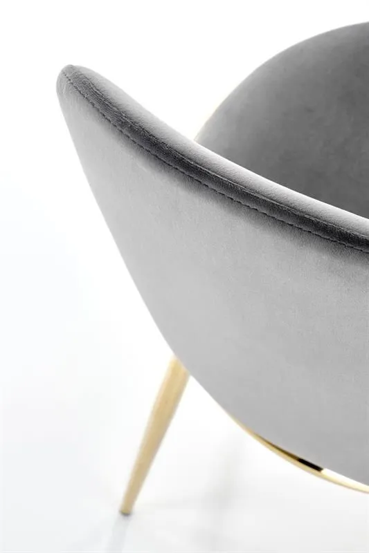 Стул кухонный Halmar K460 (серый/золотой) | изображение 1