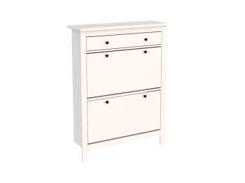 САГА тумба для обуви 92х122 белая