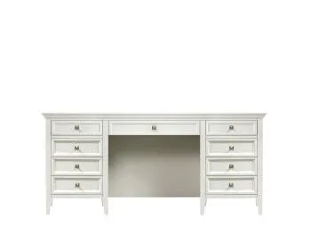 Стол письменный двухтумбовый Manhattan (Молочный)