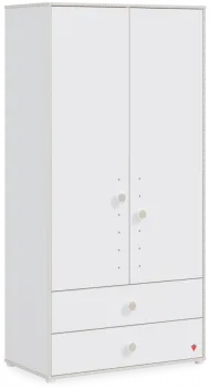 Двухдверный шкаф Montes White
