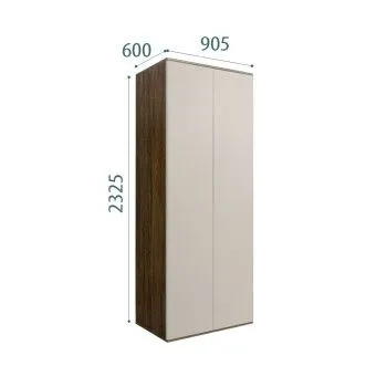 Шкаф 2-х дверный Bogemia Woodline Air (Шелк) БМШ2/2(0)