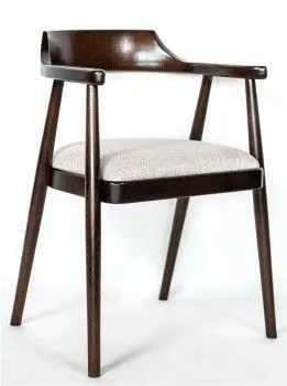 Полукресло венское Mercurius (темный орех орех/ткань Тесла 01)