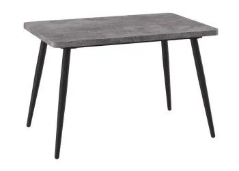Стол Бьерн (R)-120 (Дымчатая керамика/Черный) 120(160)х80