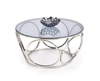 Стол журнальный Halmar VENUS (дымчатый)