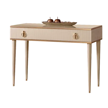 Стол туалетный Римини СОЛО (Латте/Золото) РМСТ-1(s)
