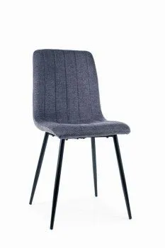 Стул кухонный SIGNAL ALAN Brego 18 (серый/черный)