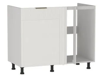 Стол под мойку угловой СМУ-110, Берта (1000*554*820) Экокожа Белый, 25319