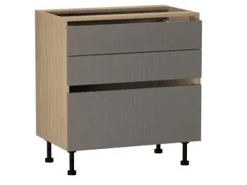 Стол с ящиками СЯ-80, Женева (800*520*870) Дуб Палермо/Серый камень , 22020