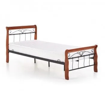 Кровать Halmar VERONICA 90 (черешня античная/черный)