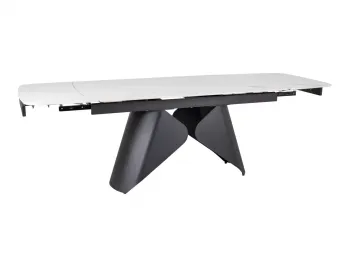 Стол обеденный Signal ARMANDO 160 (белый/черный)