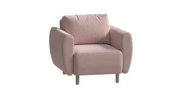 Кресло для отдыха ТУЛИСИЯ, 90х86х70 см, пастельно-розовый