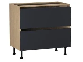 Стол с ящиками СЯ-90 (2), Женева (900*520*870) Дуб Палермо/Синий матовый, 22521