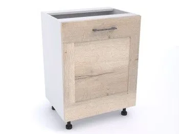 Стол С-60 (520), Дублин (600*520*820) Дуб галифакс белый, 21677