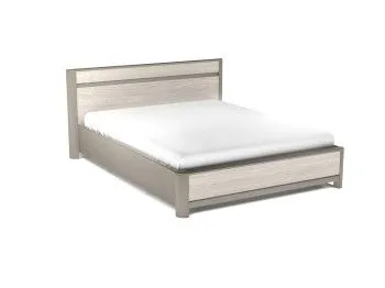 Кровать (каркас) 1600, Лацио (1800*2164*900) Серый камень, 11014