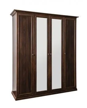 Шкаф Афина 4-дверный (1+2+1) с зеркалом караваджо