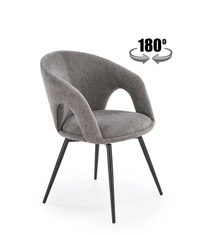 Стул кухонный Halmar K550 (серый/черный)
