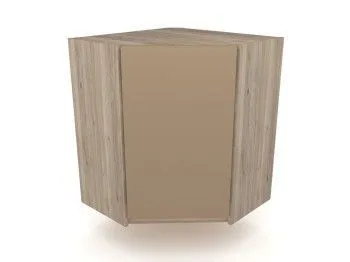 Шкаф угловой ШУ-60, Оттава (600*600*720) Дуб Мария/Бежевый, 22232