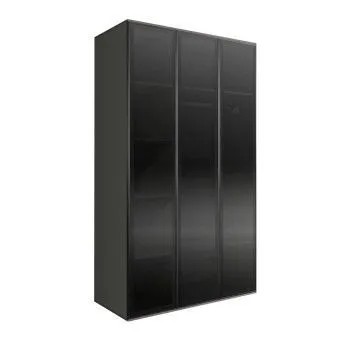 Шкаф 3-х дверный Bogemia Air (Серый/Черный) БМШ2/3(3)