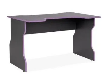 Стол компьютерный Вардиг, 120х75х82 см, антрацит/фиолетовый