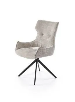 Стул кухонный Halmar K573 поворотный (серый/черный)