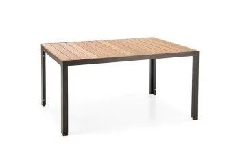 Стол обеденный Halmar FIERRO P (коричневый/черный)