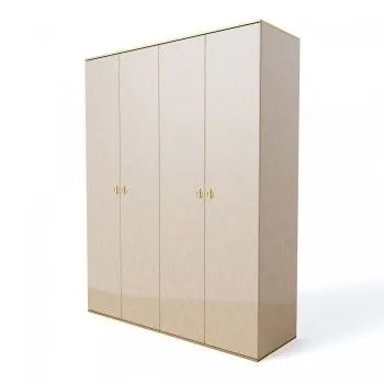 Шкаф 4-х дверный Римини (Латте/Золото) РМШ2/4