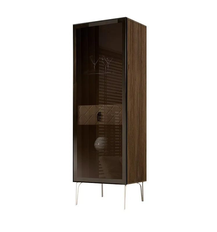 Витрина Bogemia Woodline Fa (Слоновая кость/Черный) БМВ1-1С