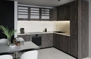 Мебель Грей (Шале серебро/Кашемир) для кухни