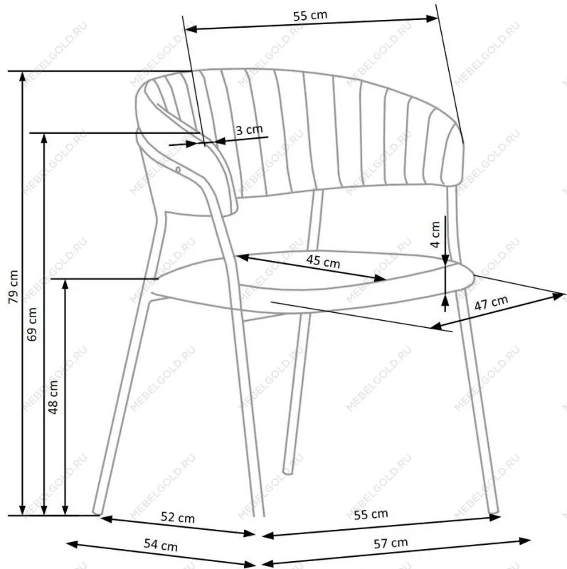 Стул кухонный Halmar K426 (серый) | изображение 5