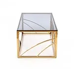 Стол журнальный Halmar UNIVERSE (дымчатый/золотой) | изображение 2