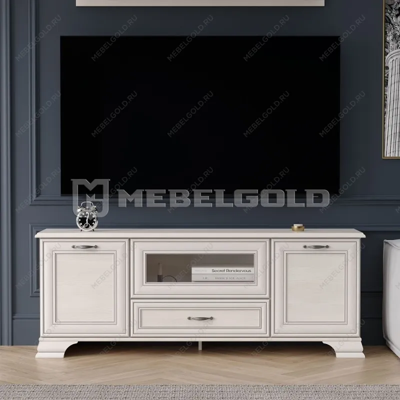 Тумба Тиффани RTV 1V2D1S вудлайн кремовый | изображение 1