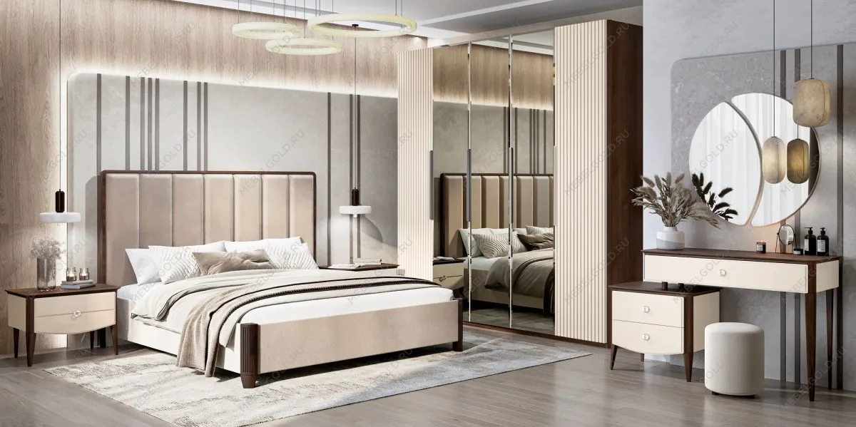 Кровать Жаклин 180х200 бежевый | изображение 5