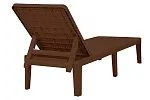 Шезлонг Tweet compact с матрасом, коричневый | изображение 3