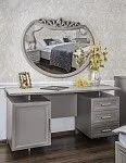 Зеркало Мокко ППУ для туалетного столика серый камень | изображение 2