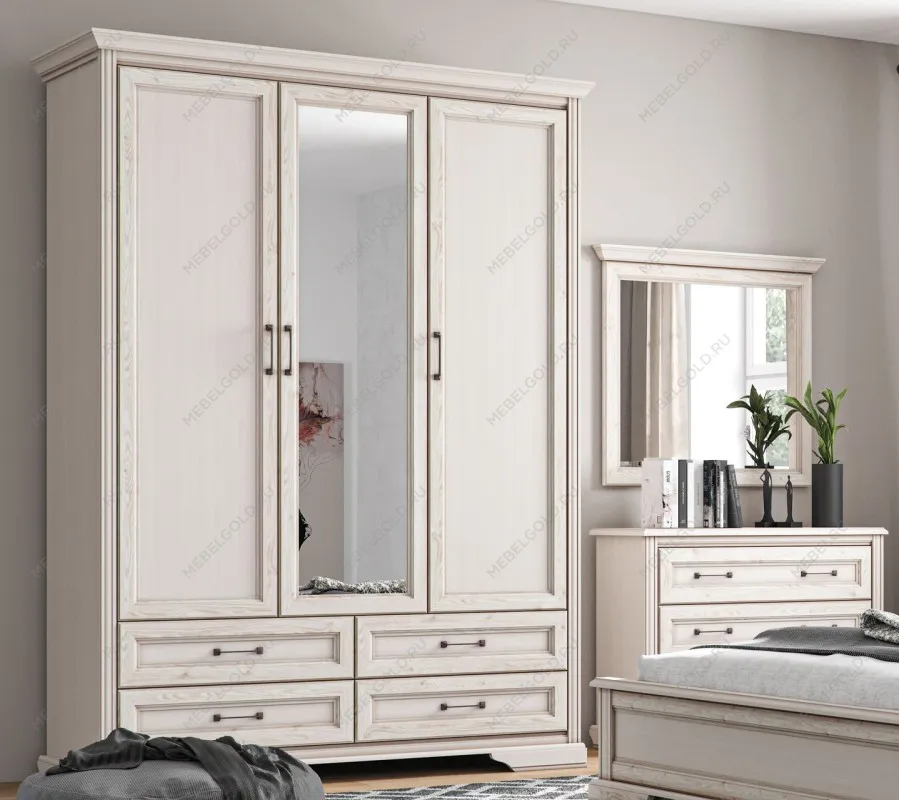 Шкаф Стилиус SZF3D4S (Лиственница сибирская) | изображение 2