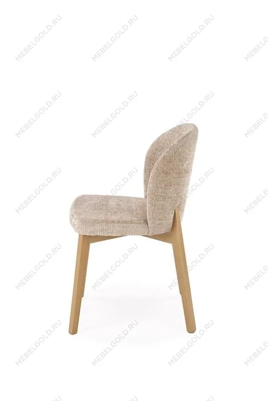 Стул кухонный Halmar BASSO (бежевый/дуб натуральный) | изображение 3