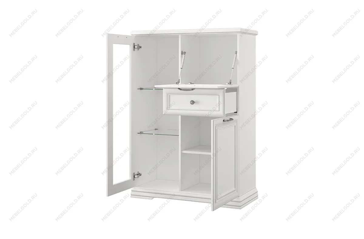 Шкаф с витриной Севилла 1V2D1S | изображение 1