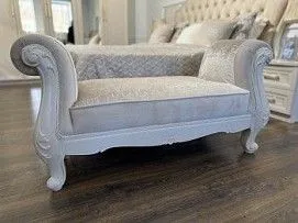 Оттоманка Мокко с двумя подлокотниками бежевый