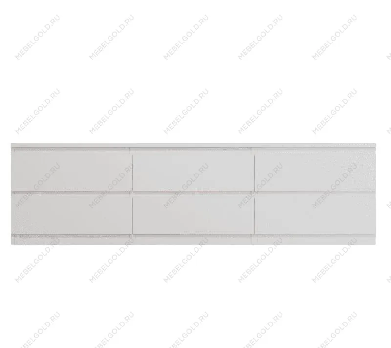 КАСТОР (KULLEN) тумба ИКЕА / IKEA 6 ящиков белая | изображение 1