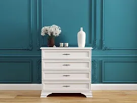 Комод Кентаки KOM4S белый